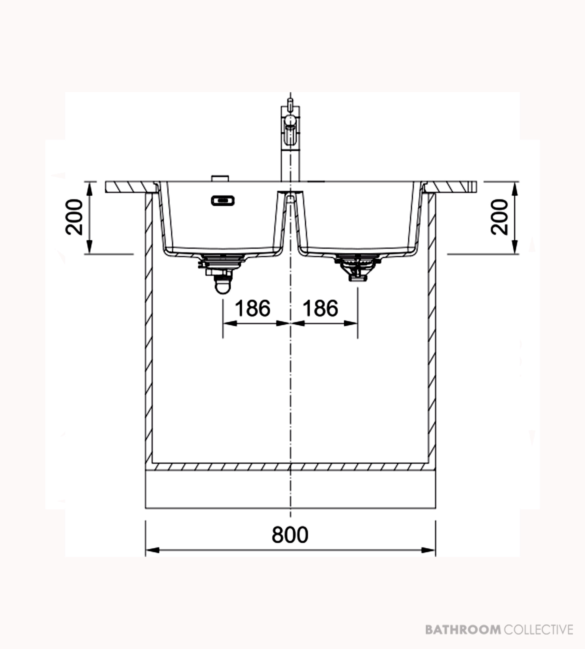 Franke Maris Undermount Double Bowl Sink 753mm, Polar White MRG120-35PW-B