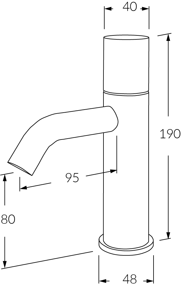 Sussex Circa Vertex Basin Mixer