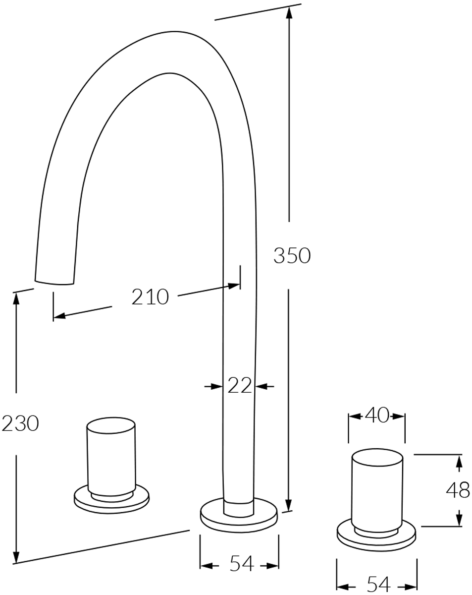 Sussex Circa Vertex Basin Sink High Set
