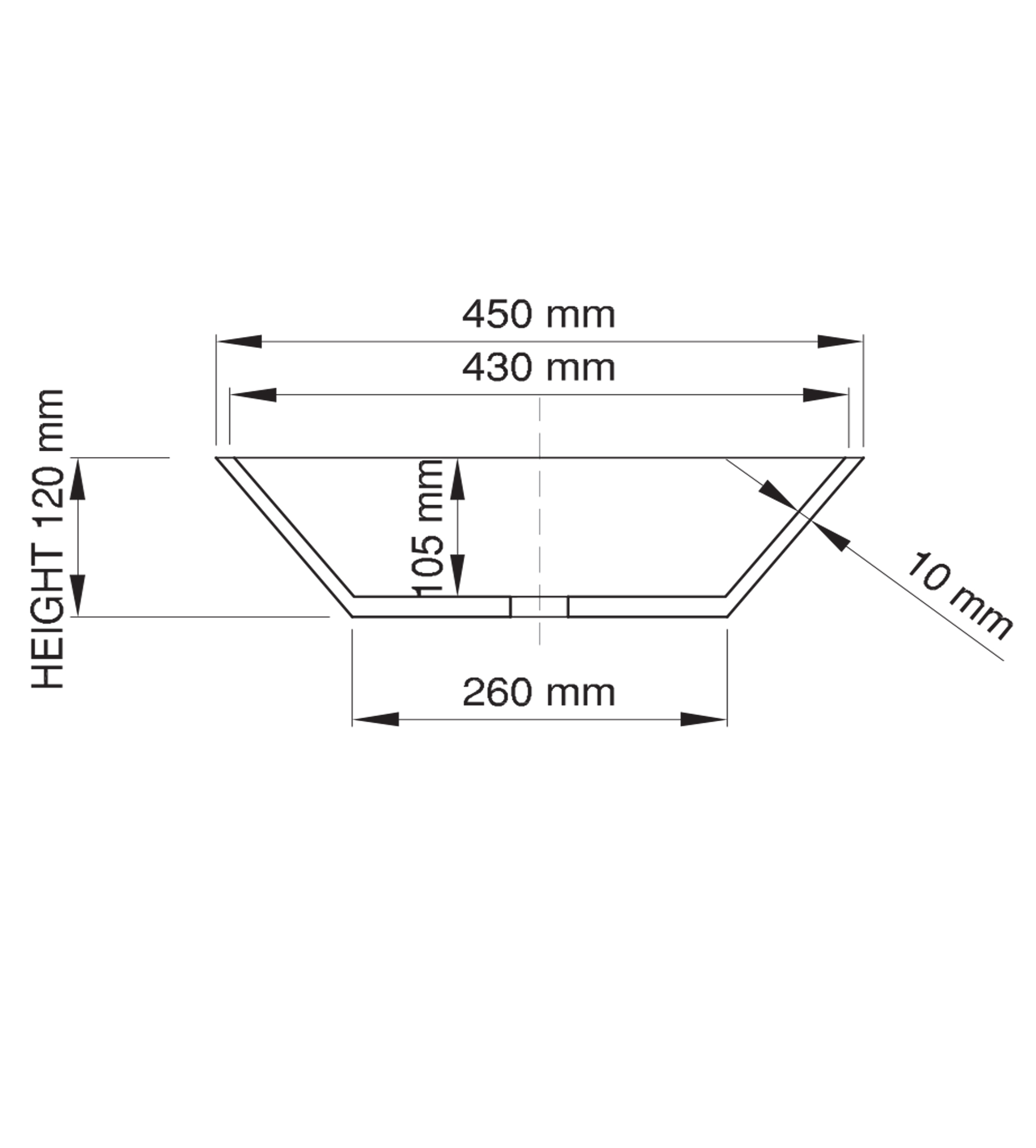 Dado Quartz Eden 450mm Stone Above Counter Basin, Satin White