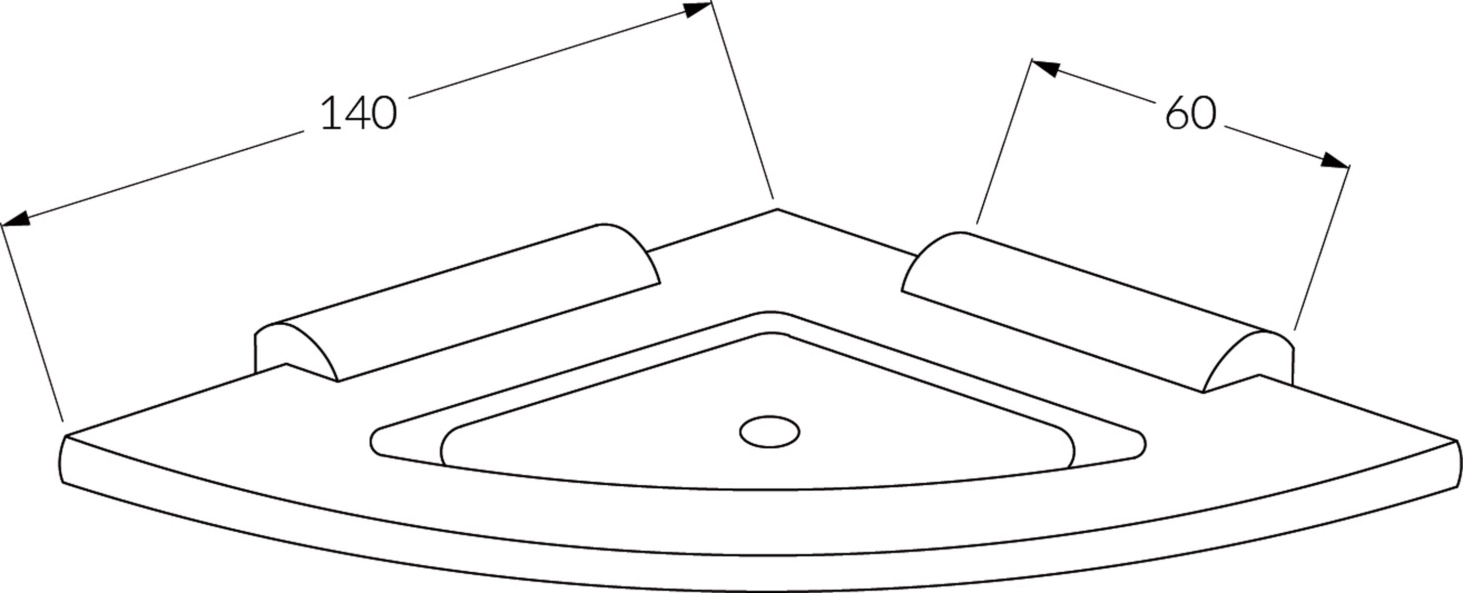 Sussex Vd Corner Soap Dish