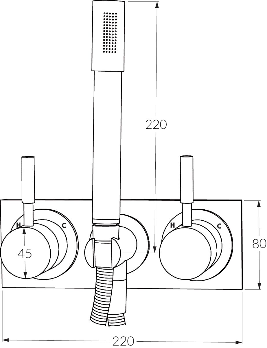 Sussex Vd Shower Mixer System