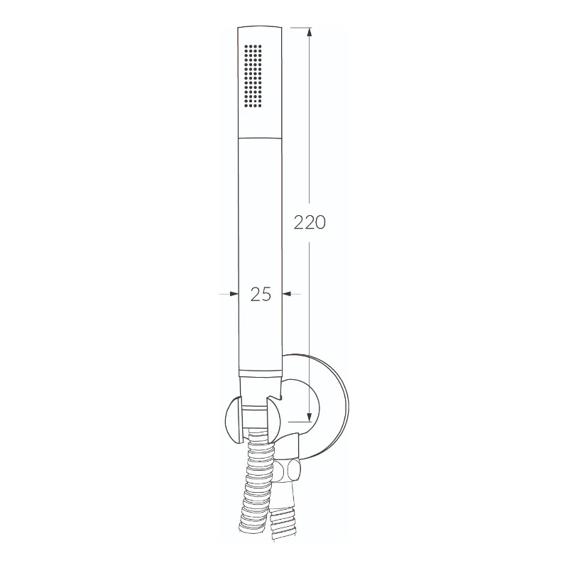 Sussex Vd Hand Shower Holder Supply Post Set